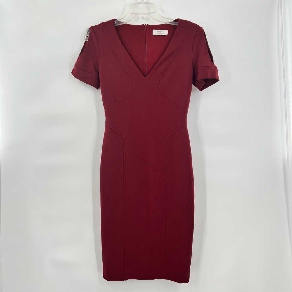 Bailey 44 cold shoulder midi short sleeve dress